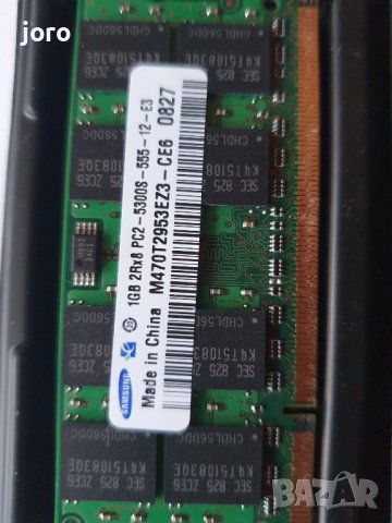 ram памет samsung 1gb ddr2, снимка 4 - Части за лаптопи - 39163699