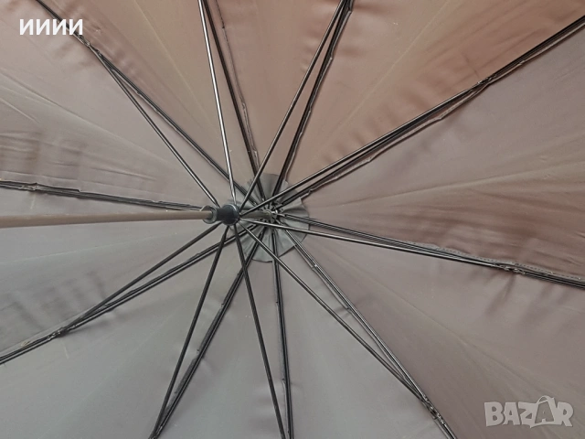 Механичен чадър зонт с калъф, снимка 4 - Антикварни и старинни предмети - 53467697