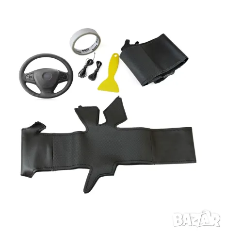 Калъф за волан шиещ 38 см. подходящ за BMW X3 (F25) X5 (F15), снимка 2 - Аксесоари и консумативи - 47290456