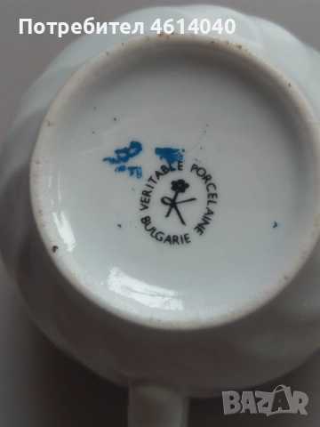 Кана за кафе, Купичка за сметана, Китка, снимка 11 - Прибори за хранене, готвене и сервиране - 52921379