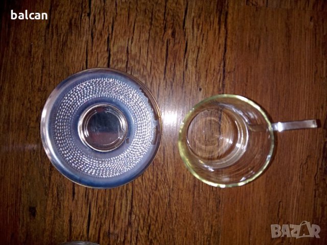 Стъклен сервиз за чай, снимка 3 - Сервизи - 35693053