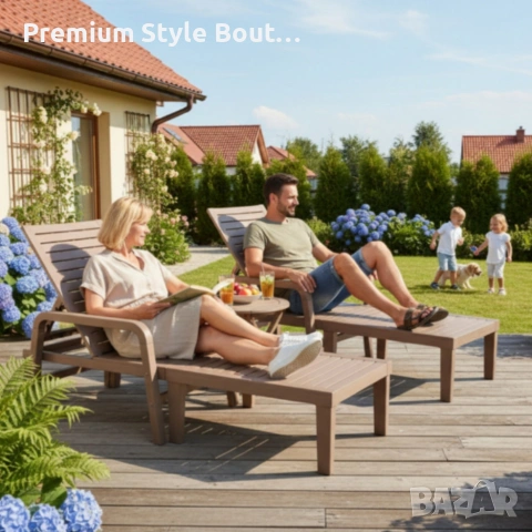 Градински шезлонг - комфорт, издръжливост и стил, снимка 5 - Други стоки за дома - 53838514