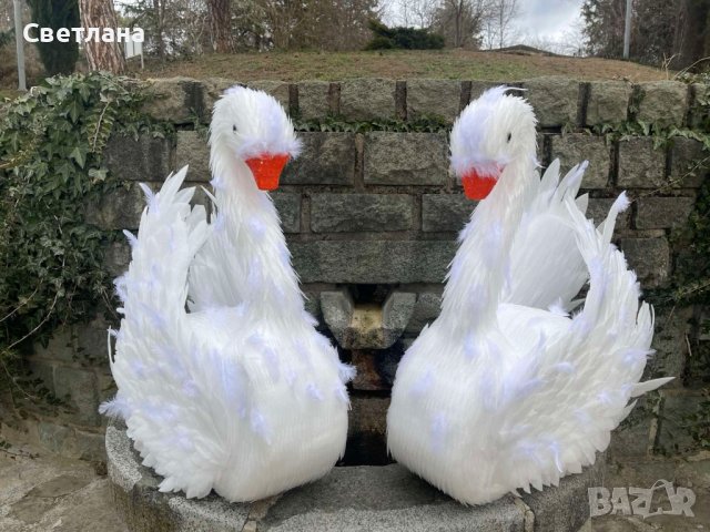 декоративни лебеди, снимка 4 - Декорация за дома - 44290661