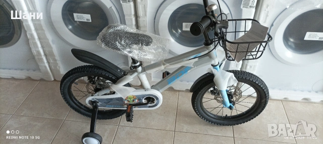 Детски велосипед 16 цола дискови спирачки., снимка 4 - Велосипеди - 53424417