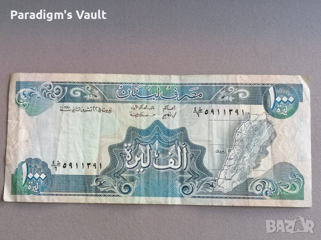 Банкнота - Ливан - 1000 ливри | 1990г.