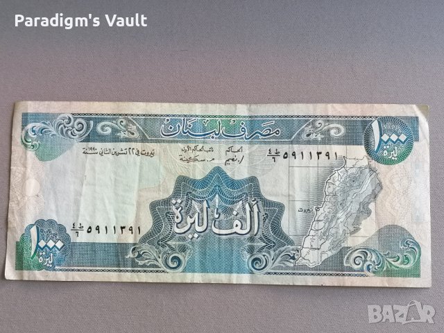 Банкнота - Ливан - 1000 ливри | 1990г.