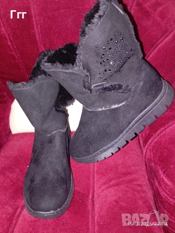 Зимни ботуши комплект , снимка 2 - Дамски ботуши - 52807181