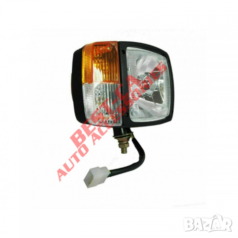 Комплект фарове за трактор с крушки предни светлини с лампа H4 12V-24V, снимка 3 - Аксесоари и консумативи - 36465725