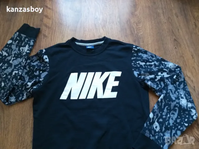 NIKE CLUB CREW TERRY CAMO - страхотна мъжка блуза С, снимка 4 - Спортни дрехи, екипи - 48826580