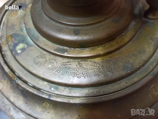Антикварен самовар ,Руска империя ,множество печати,маркировки, снимка 4 - Антикварни и старинни предмети - 49290990