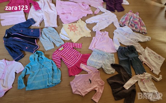 Лот (29 броя) дрехи за момиче 0-9м ( gap, marks & spencer, george, f&f, снимка 2 - Други - 41748758