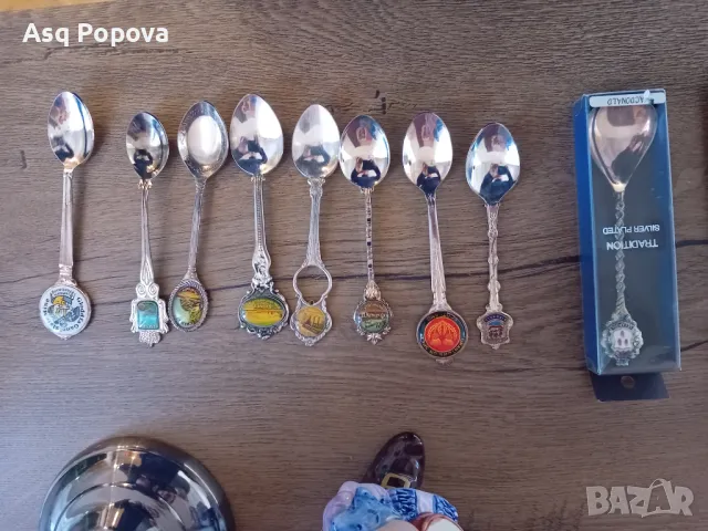 Различни посребрени лъжички, снимка 2 - Колекции - 48821887