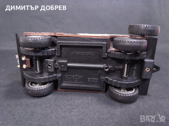 1/24 СТАРА РЕТРО МЕТАЛНА КОЛИЧКА МАЩАБЕН МОДЕЛ JEEP INTERNATIONAL POLISTIL ITALY, снимка 6 - Колекции - 41961440