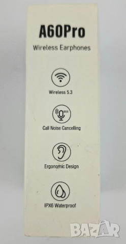 Нови Безжични Слушалки A60 Pro, снимка 6 - Слушалки, hands-free - 52923141