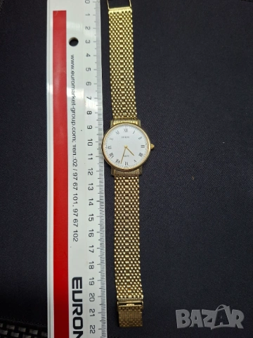 Златен 585 Geneva часоввик , снимка 4 - Колиета, медальони, синджири - 53802863