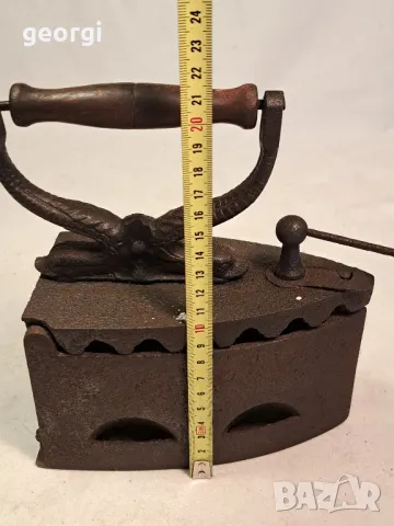 Стара холандска ръждясала ютия 19/5, снимка 6 - Антикварни и старинни предмети - 49266659