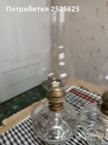 Голяма настолна газена лампа - 2 броя, снимка 2 - Настолни лампи - 39706363