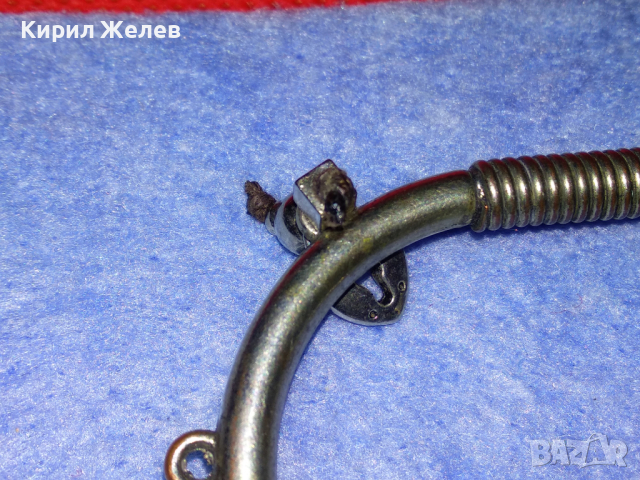 МЕДНА ПОСРЕБРЕНА ФЕШЪН АРТ ГРИВНА с ПОЛУСКЪПОЦЕННИ КАМЪНИ и ЦВЕТНО СТЪКЛО 44126, снимка 13 - Гривни - 44756031