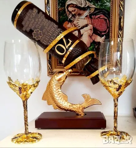 Подаръци за рибари за юбилей, рожден и имен ден със златна риба и икона Св. Николай, снимка 13 - Подаръци за юбилей - 43044681