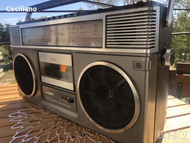 Sony CFS-65S – Обслужен-Радиокасетофон!, снимка 2 - Радиокасетофони, транзистори - 56323670