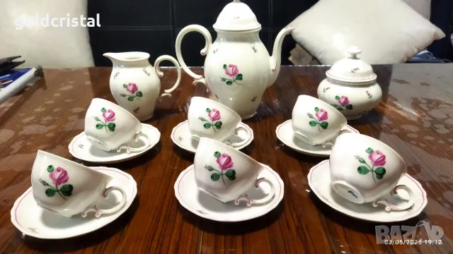 старинен немски фин порцелан чаши за кафе, снимка 4 - Антикварни и старинни предмети - 50180183