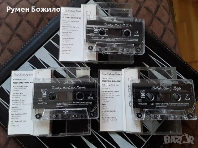 10 много запазени оригинални касети с КЪНТРИ музика, снимка 7 - Аудио касети - 53641582