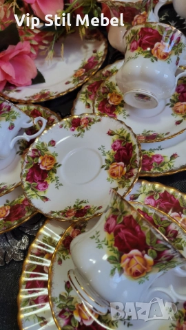 Сервиз Royal Albert, Old County Rose , снимка 11 - Сервизи - 52809753