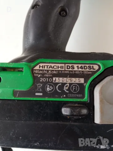 Винтоверт Hitachi DS14DSL, снимка 3 - Винтоверти - 48044118