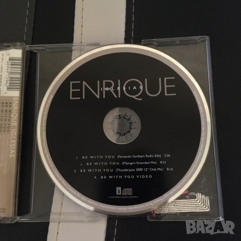 Оригинален аудио диск на Enrique Iglesias – Be With You, снимка 2 - CD дискове - 39192651