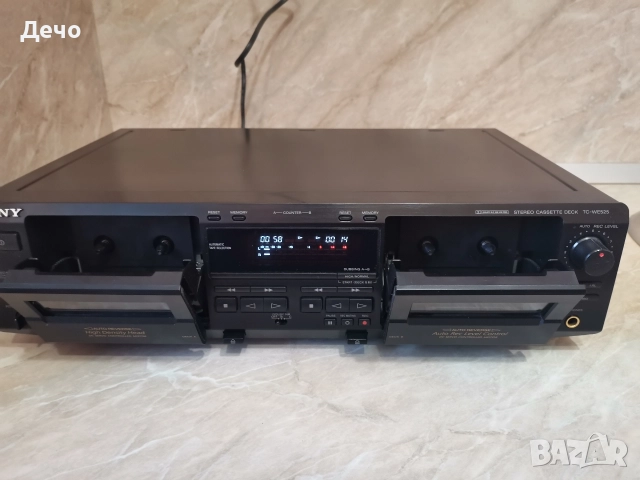 Касетен дек Sony tc we525, снимка 7 - Декове - 52872431