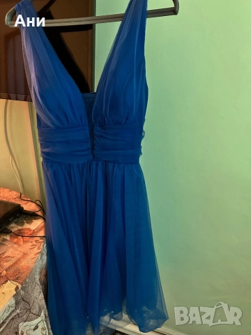 Рокля син тюл