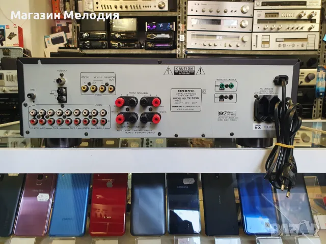 Ресийвър Onkyo TX-7830 Две по 90 вата на 4 ома. В отлично техническо и визуално състояние., снимка 8 - Ресийвъри, усилватели, смесителни пултове - 48247548