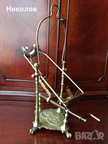 Месингов декантер за вино, снимка 2 - Антикварни и старинни предмети - 53242642