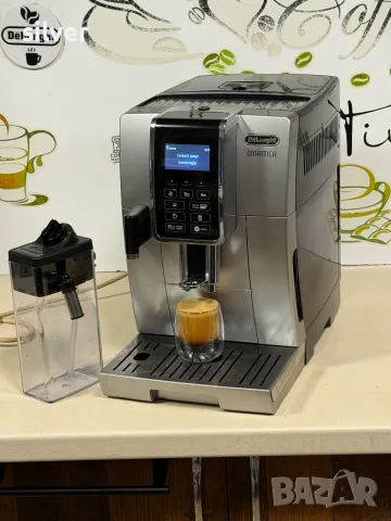 Кафемашина кафе автомат delonghi dinamica с гаранция, снимка 6 - Кафемашини - 55997224