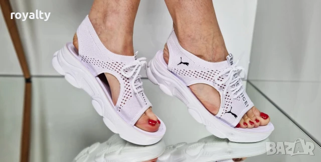 Puma бели дамски сандали , снимка 4 - Сандали - 51224437