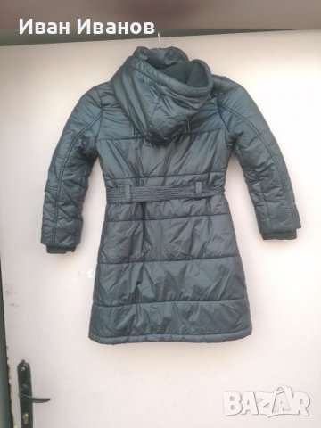 Оригинално Пухено яке Donna Karan New York -DKNY  , размер 8 години , снимка 7 - Детски якета и елеци - 38750591