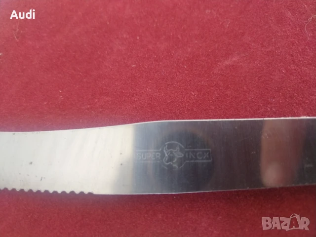 Италиански посребрени прибори за хранене 51 броя  Комплекта е в кутия и е за 12 души. Комплектьт вкл, снимка 3 - Прибори за хранене, готвене и сервиране - 50808238