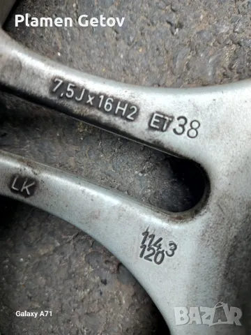 Аломиниеви джанти 16 цола, снимка 3 - Гуми и джанти - 48279659