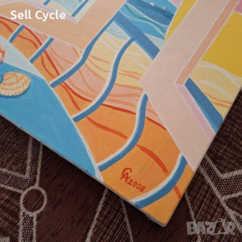 ✅КАРТИНА АКРИЛ - МОРСКИ СЛЕДОБЕД ❗, снимка 2 - Картини - 51413261