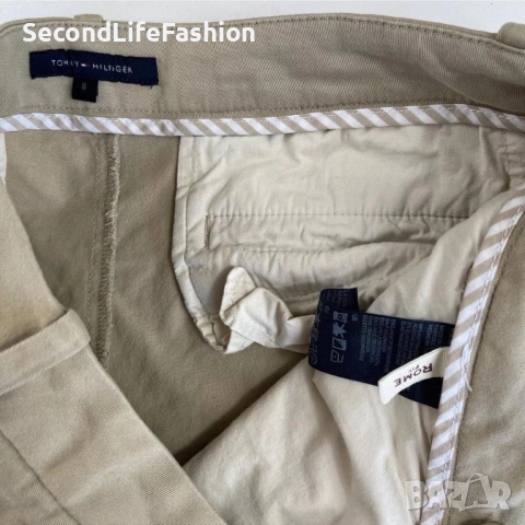 Дамски панталон Tommy Hilfiger, бежов размер 30”, снимка 4 - Панталони - 53274547