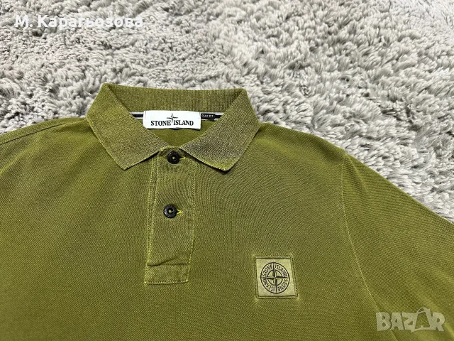 Оригинална тениска Stone Island, снимка 3 - Тениски - 56185585
