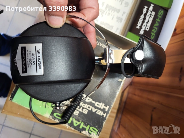 Слушалки SHARP HP-400H, снимка 8 - Слушалки и портативни колонки - 53825353