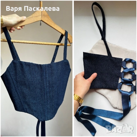 Дънков корсет ZARA, M-размер