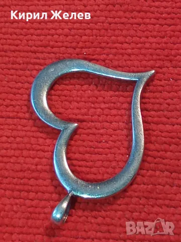 РОМАНТИЧЕН СЪРЦЕВИДЕН СРЕБЪРЕН МЕДАЛЬОН СРЕБРО 925 ПРОБА АРТ ПЕНДАНТ СЪРЧИЦЕ 48589, снимка 11 - Колиета, медальони, синджири - 49071131