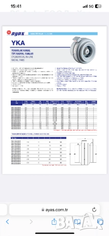 Вентилатор канален / аспирация, снимка 3 - Обзавеждане на кухня - 52666640