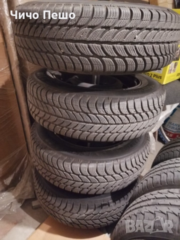 Зимни гуми SAVA с джанти 4 броя 14 цола 185 70 14 5х110 Опел Opel, снимка 2 - Гуми и джанти - 52794551