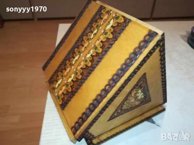 ЦИГАРЕТНИК ОТ СОЦА-ДЪРВЕНА КУТИЯ 2410251746, снимка 4 - Антикварни и старинни предмети - 52169935