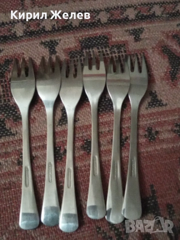 Български вилици 6 броя 53740, снимка 3 - Прибори за хранене, готвене и сервиране - 53434748