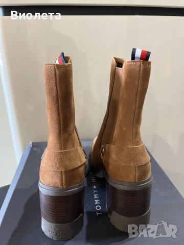 Оригинални боти Tommy Hilfiger номер 40, снимка 4 - Дамски боти - 56125950