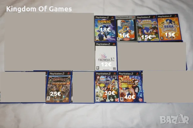 Игри за PS2 Sonic Unleashed/Sonic Heroes/Ratchet Gladiator/Naruto 2 3/Sega SuperStars